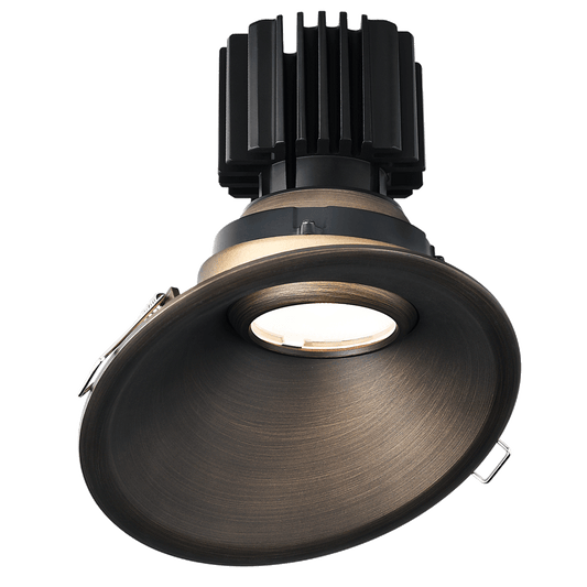 Lotus Tangra 4" Gimbal Round Sloped Thin Trim Bronze | L3G-RST-BR