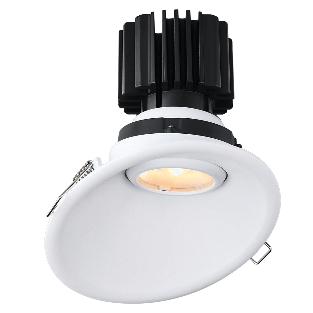 Studio Photography Marketing Image of Lotus LED Lights Product L3G-RST-BK-LB24-3K95 for SimplySecured.ca Shopify