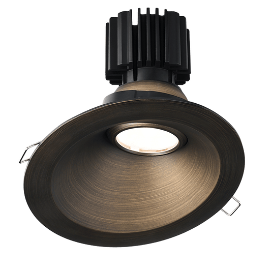 Lotus Tangra 4" Gimbal Round Sloped Wide Trim Bronze | L3G-RSW-BR