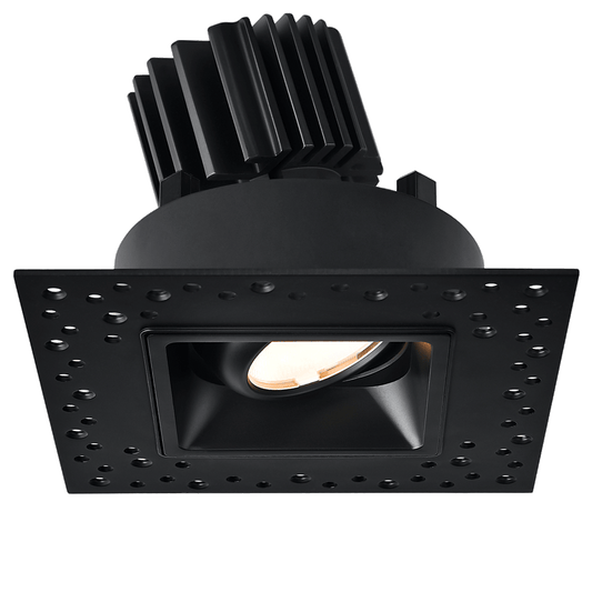 Lotus Tangra 3" Gimbal Square Invisible Trim Black | L3G-SIT-BK