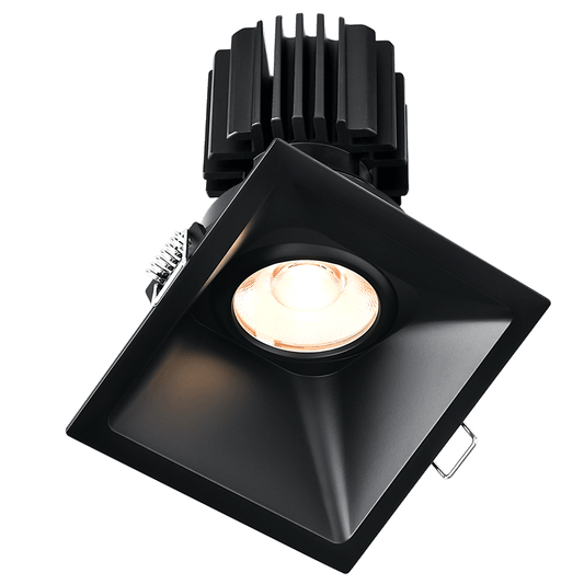 Lotus Tangra 4" Gimbal Square Sloped Thin Trim Black | L3G-SST-SK