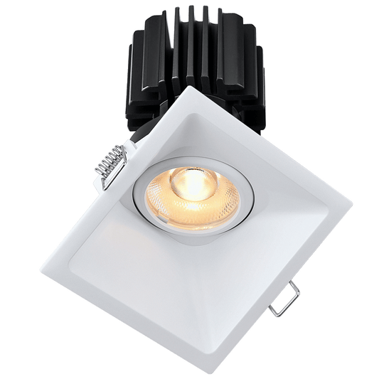 Lotus -  Tangra 4" Gimbal Square Sloped Thin Trim Black | L3G-SST-SK