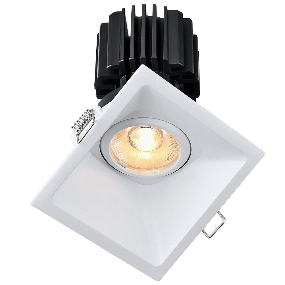 Studio Photography Marketing Image of Lotus LED Lights Product L3G-SST-WH-LW24-3K95 for SimplySecured.ca Shopify