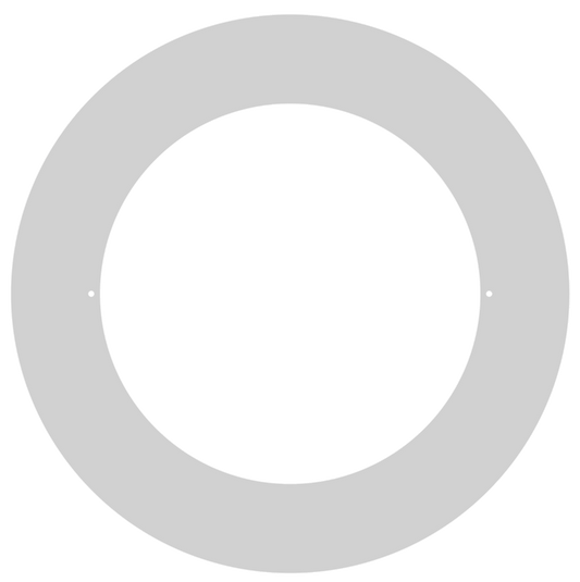 Product Display Visual of the SKU: LBL-10CGR-W for Marketing of theLotus 10" Goof Ring White OD 14 3/16" for TP120-347-RT9.5-C-DIM-G1-ES | LBL-10CGR-W