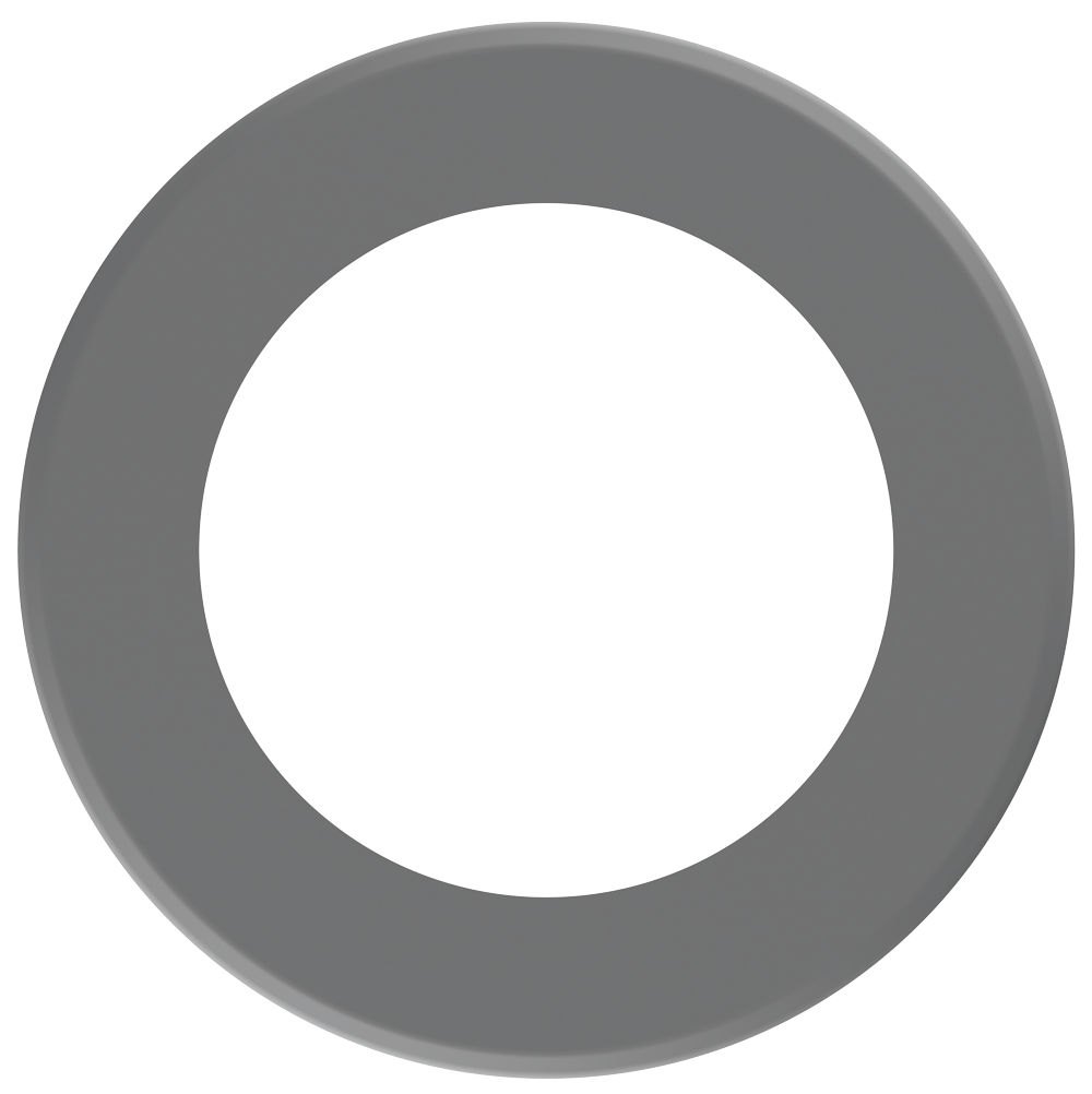 Product Display Visual of the SKU: LBL-4CRT-S for Marketing of theLotus 4" Silver Round Trim Cover for TP120-347-RT4-C-DIM-G1-ES | LBL-4CRT-S