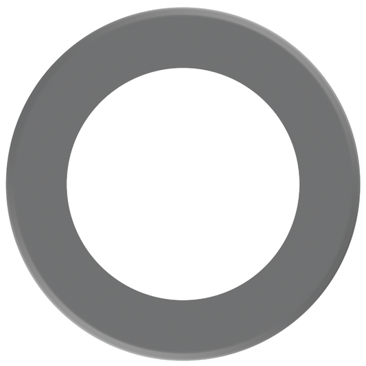 Product Display Visual of the SKU: LBL-4CRT-S for Marketing of theLotus 4" Silver Round Trim Cover for TP120-347-RT4-C-DIM-G1-ES | LBL-4CRT-S