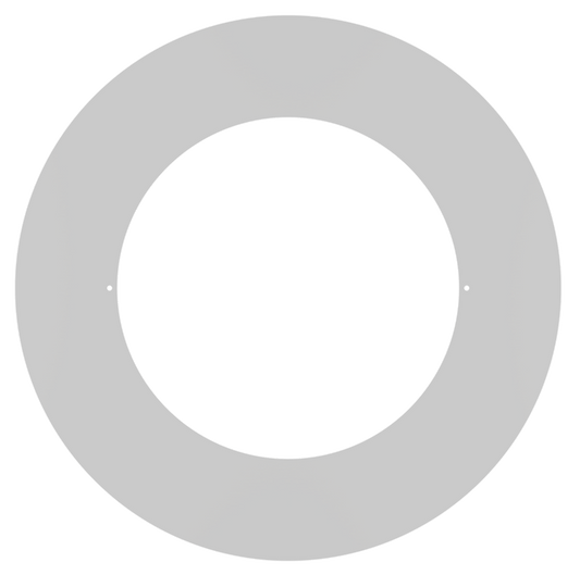 Product Display Visual of the SKU: LBL-6CGR-W for Marketing of theLotus 6" Goof Ring White OD 10 1/2" for TP120-347-RT6-C-DIM-G1-ES | LBL-6CGR-W