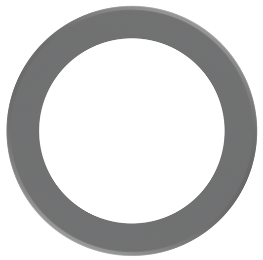 Product Display Visual of the SKU: LBL-6CRT-S for Marketing of theLotus 6" Silver Round Trim Cover for TP120-347-RT6-C-DIM-G1-ES | LBL-6CRT-S