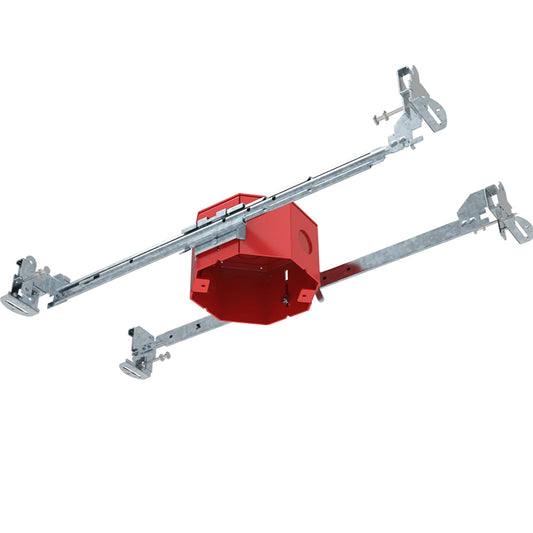 Product Display Visual of the SKU: LBL-FRB for Marketing of theLotus 4" Standard Size Octagon Box 2 Hour Fire Rated with Bars cETLus Air-Tight | LBL-FRB