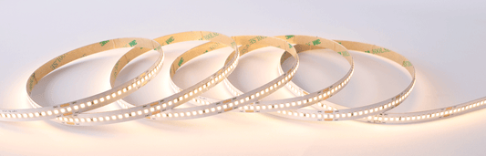 Product Display Visual of the SKU: LBL-MC-280-24V-8MM-27K-16FT-IP20 for Marketing of theLotus Micro Chip LED Strip Indoor 24V DC | LBL-MC-280-24V-8MM