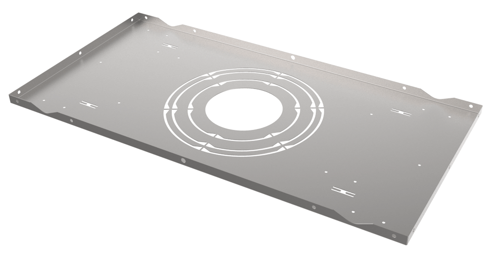 Product Display Visual of the SKU: LBL-MP-C4-10-TBAR for Marketing of theLotus 4" to 10" T-bar Rough-In Plates (20 Pack) | LBL-MP-C4-10-TBAR