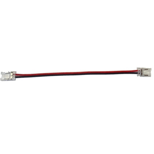 Two Strip Connectors 8 mm with 6" Wire Between | LCS-2-8MM