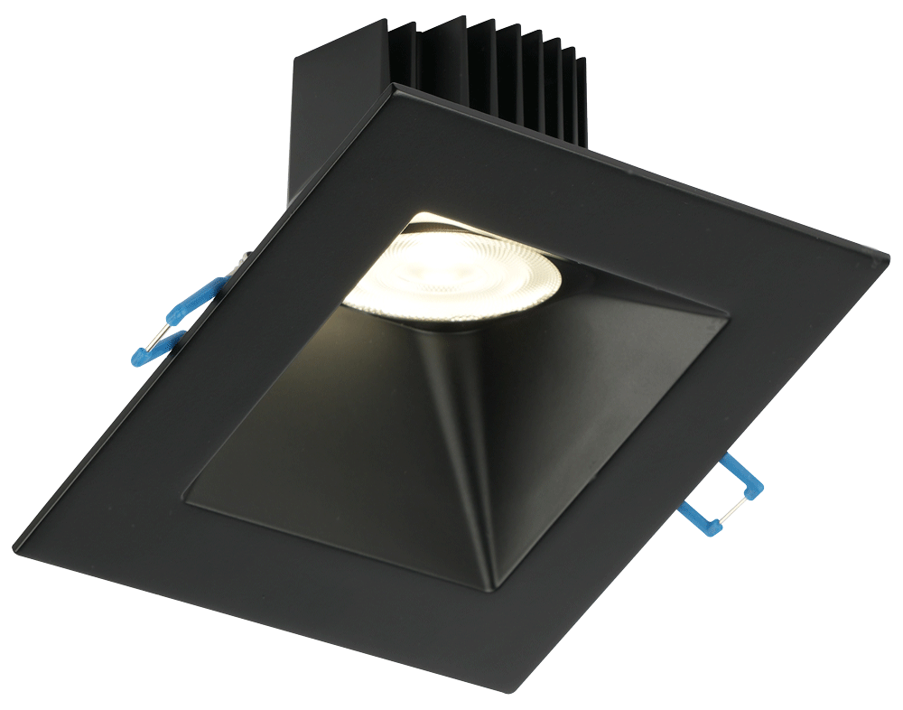 Product Display Visual of the SKU: LD3S-3018K-5SSL-WH for Marketing of theLotus 5" Square 30° Sloped Regressed LED 15W | LD3S-5SSL