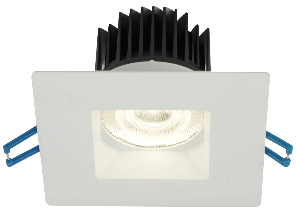 Product Display Visual of the SKU: LD3S-5CCT-WH for Marketing of theLotus 5" Square 30° Sloped Regressed LED 15W | LD3S-5SSL