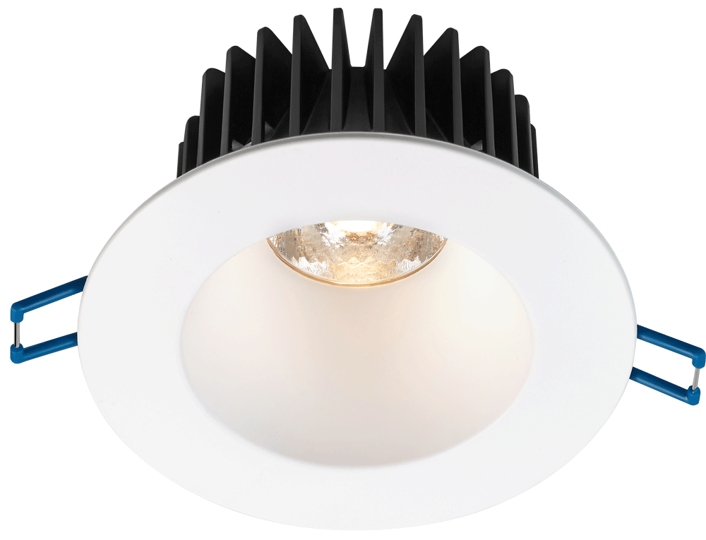 Lotus 4" Round LED Downlight 5-CCT Field Selectable & Corrosion-Proof Polycarbonate - IC Rated & Wet Location| LD4R-CPL