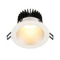 Lotus LD4R-HO 18W high-output 4-inch deep regressed LED downlight with silver reflector and white trim