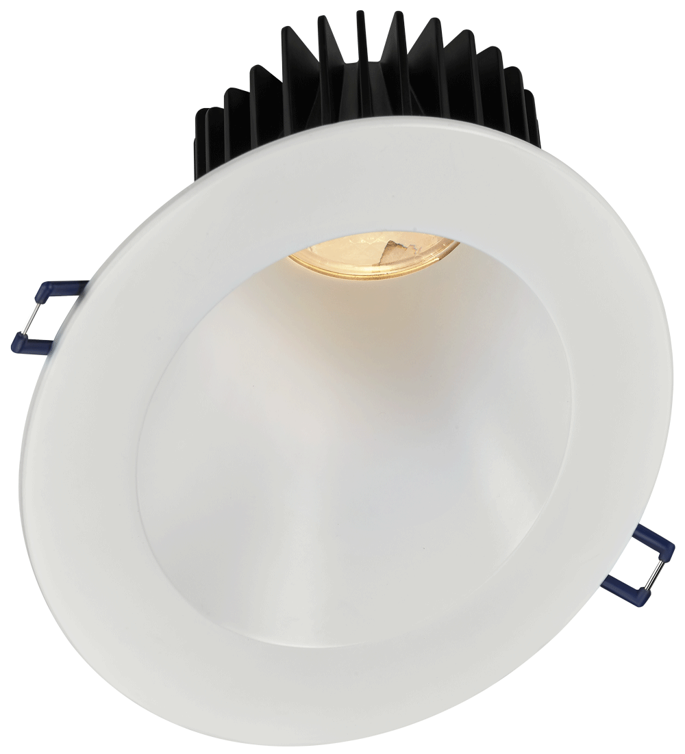 Product Display Visual of the SKU: 5R-SL30-WH for Marketing of theLotus 5" Sloped Round Deep Regressed | 5R-SL30