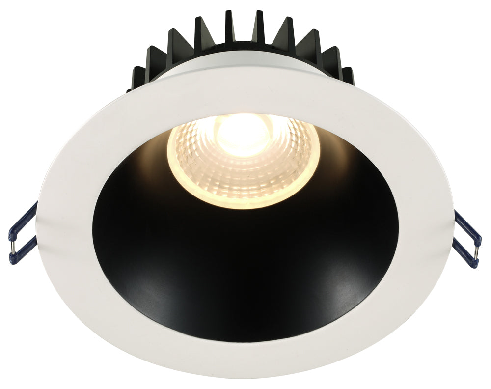 Product Display Visual of the SKU: LD6R-27K-HO-BR-WT for Marketing of theLotus 6" Round Deep Regressed LED Open Plenum High Output 30W | LD6R-HO