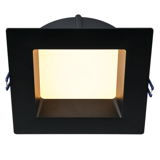 Product Display Visual of the SKU: LE6SR-5CCT-BK for Marketing of theLotus 6" Square Regressed Economy 5CCT IC Wet CRI 90+ | LE6SR