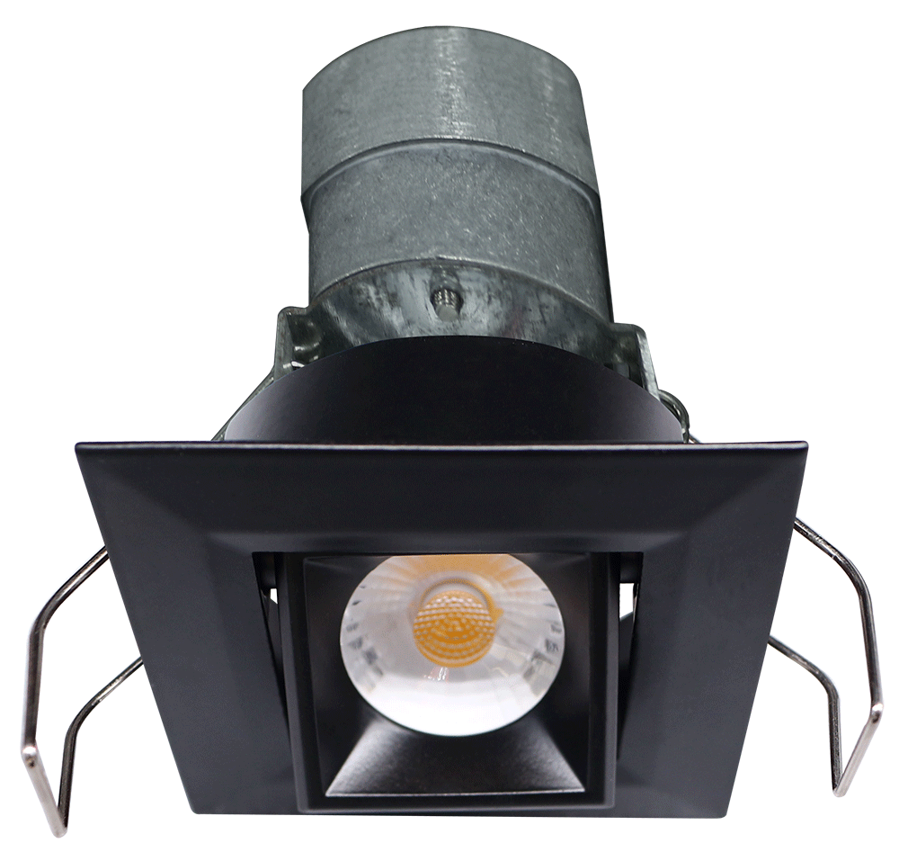 Lotus 2" Square Gimbal Mini Recessed LED 24V 6W | LED-1-S6W-G-SQ