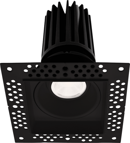 Lotus 2" Trimless Square Gimbal LED 11W | LED-2-S11W-EY-T-SQ