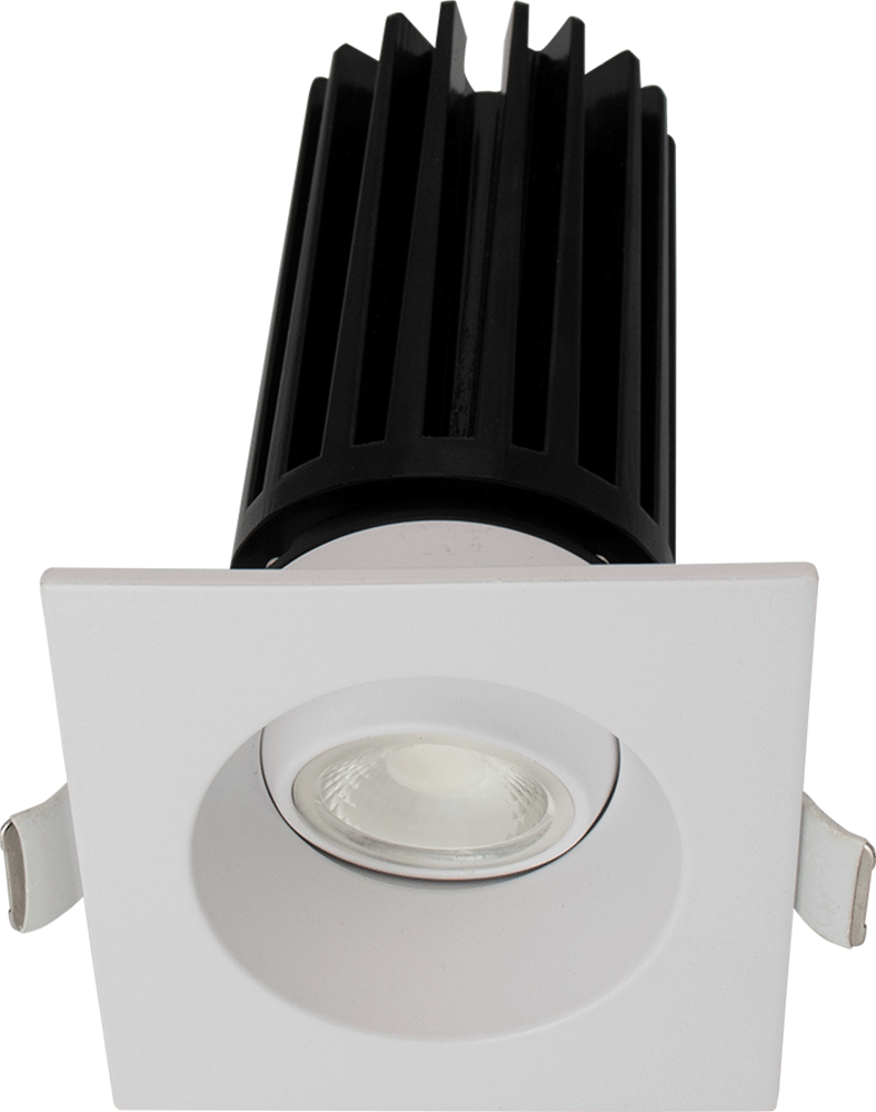 Product Display Visual of the SKU: LED-2-S11W-5CCT-BK-EY-SQ for Marketing of theLotus 2" Square Gimbal LED 11W | LED-2-S11W-EY-SQ