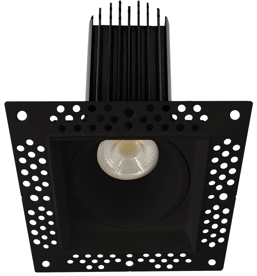 Lotus LED-2-S15W-T-SQ 2" Trimless Square Recessed LED - 5CCT or Dim to Warm | LED-2-S15W-L5CCT-T-SQ