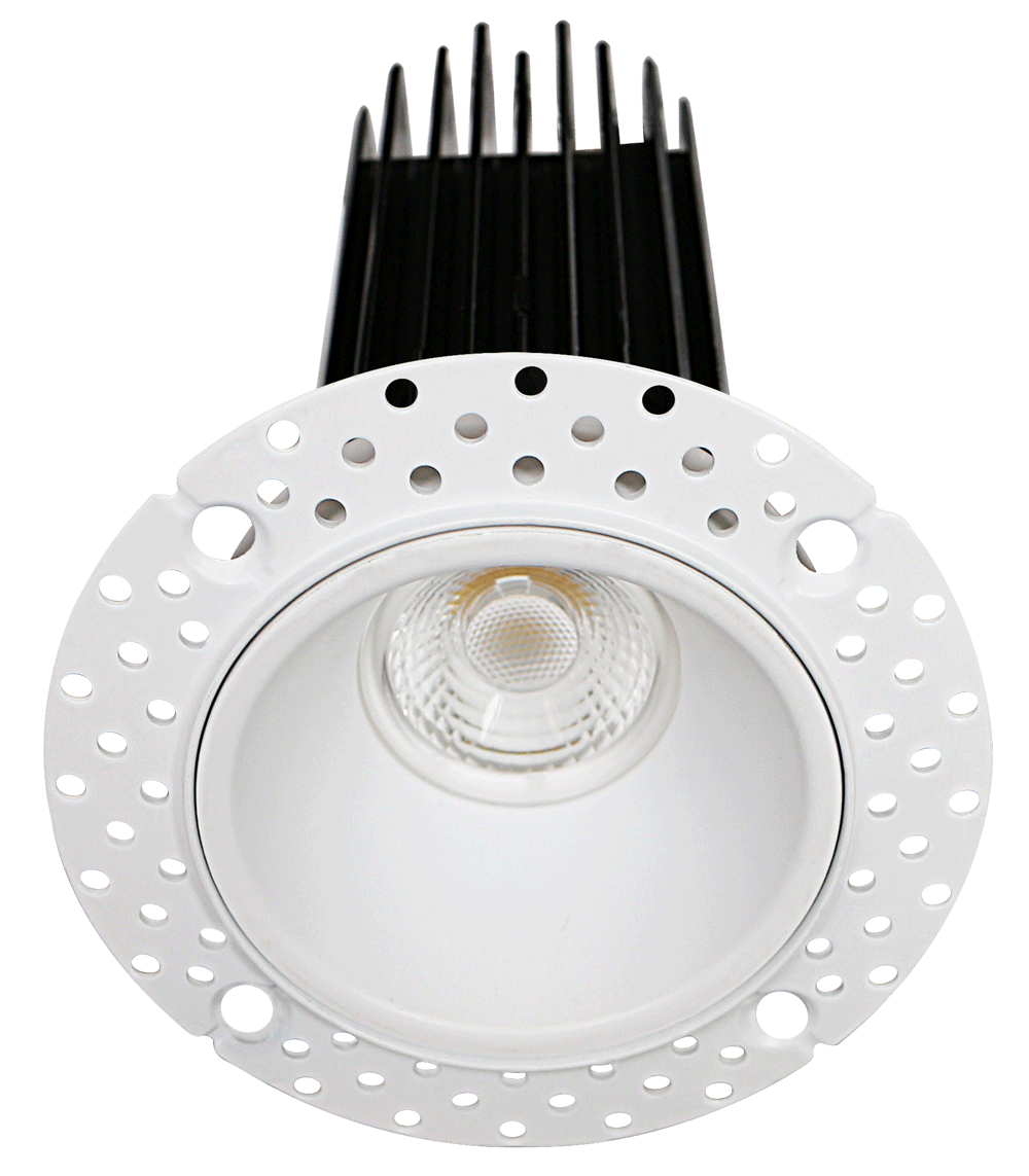 Product Display Visual of the SKU: LED-2-S15W-3018K-WH-T for Marketing of theLotus 2" Trimless Round LED 15W High Output Designer Series | LED-2-S15W-T