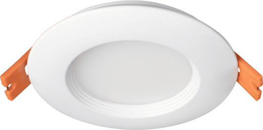 Product Display Visual of the SKU: LED-3-S6W-5CCT-WH-BA for Marketing of theLotus 3" Round Baffle Budget 6W 5CCT 27K-50K 400 lm White Type IC | LED-3-S6W-5CCT-BA