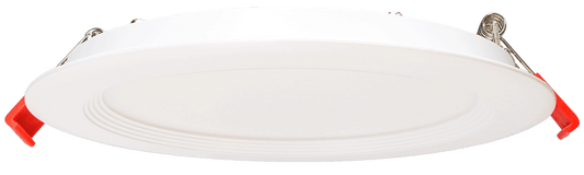 Product Display Visual of the SKU: LED-6-S12W-2700K-6500KWH-R-BF for Marketing of theLotus 6" Round Regresed Baffle LED 12W Wi-Fi + Bluetooth Tuneable 2700-6500K White Damp Type IC Air-Tight | LED-6-S12W-2700K-6500KWH-R-BF