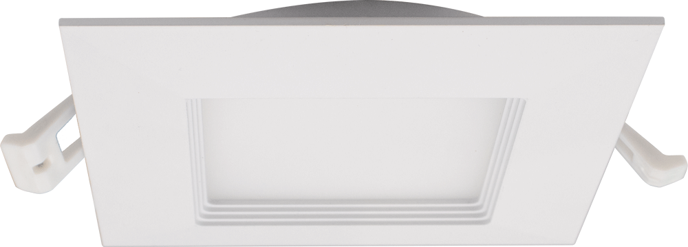 Product Display Visual of the SKU: LED-S9W-5CCT-WH-SQ-BF for Marketing of theLotus 4" Square Budget Baffle 9W 5CCT 27K-50K White Type IC | LED-S9W-5CCT-SQ-BF