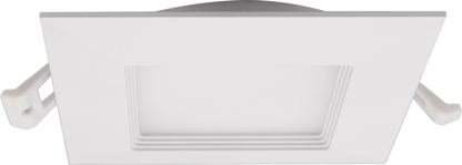 Product Display Visual of the SKU: LED-S9W-5CCT-WH-SQ-BF for Marketing of theLotus 4" Square Budget Baffle 9W 5CCT 27K-50K White Type IC | LED-S9W-5CCT-SQ-BF