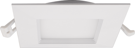 Product Display Visual of the SKU: LED-S9W-5CCT-WH-SQ-BF for Marketing of theLotus 4" Square Budget Baffle 9W 5CCT 27K-50K White Type IC | LED-S9W-5CCT-SQ-BF