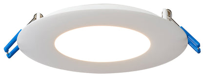 Lotus 4" Super Thin Round Original Series 9W 120V 110° CRI 80 Wet Type IC Air-Tight Energy Star | LY4RCS/30K/WH