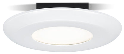 Lotus EOL - 4" J-box Mount Round 11W 120V 110° CRI 90+ Wet Air-Tight | LL4RBX-27K-WH