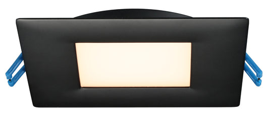 Product Display Visual of the SKU: LL4S-30K-BK for Marketing of theLotus 4" Square Super Thin Recessed LED 13.5W | LL4S