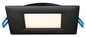 Product Display Visual of the SKU: LL4S-30K-BK for Marketing of theLotus 4" Square Super Thin Recessed LED 13.5W | LL4S