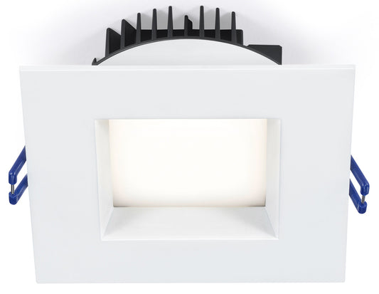 Product Display Visual of the SKU: LL4SR-27K-WH for Marketing of theLotus 4" Square Regressed Open Plenum LED 14.5W | LL4SR