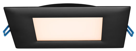 Product Display Visual of the SKU: LL6S-30K-BK for Marketing of theLotus 6" Square Super Thin Recessed LED 17W | LL6S