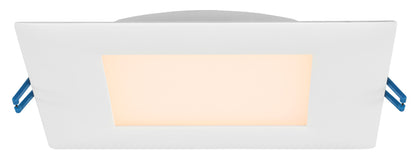 Product Display Visual of the SKU: LL6S-27K-WH for Marketing of theLotus 6" Super Thin Square 17W 120V 110° CRI 80 Wet Type IC Air-Tight Energy Star | LL6S-27K-WH