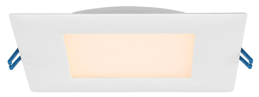Product Display Visual of the SKU: LL6S-27K-WH for Marketing of theLotus 6" Super Thin Square 17W 120V 110° CRI 80 Wet Type IC Air-Tight Energy Star | LL6S-27K-WH