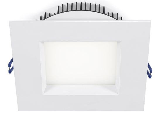 Product Display Visual of the SKU: LL6SR-27K-WH for Marketing of theLotus 6" Square Regressed Open Plenum LED 18W | LL6SR