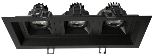 Product Display Visual of the SKU: LLL-M3-BK for Marketing of theLotus Multi 3 Head for LSG3-TT | LLL-M3