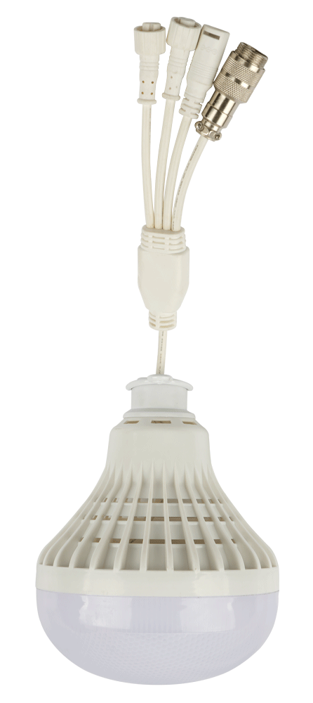 Product Display Visual of the SKU: LLL-TMP-6-18W for Marketing of theLotus Temporary Work Light for Lotus LED Lights Recessed models with external driver from 6W to 18W | LLL-TMP-6-18W