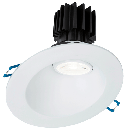 Product Display Visual of the SKU: LRG3-3018K-HO-4RSL-WH for Marketing of theLotus 4" Round Sloped Regressed Gimbal LED High Output 11W | LRG3-HO-4RSL