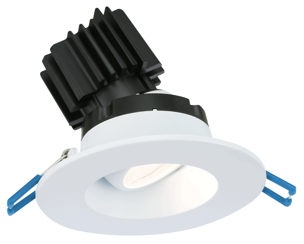 Product Display Visual of the SKU: LRG3-5CCT-HO-WH for Marketing of theLotus 3" Round/Square Regressed Gimbal (High-Output) | LRG3/LSG3 HO