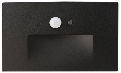 Lotus LED Step Light Horizontal with Motion Sensor & Photocell | LSD03-3K