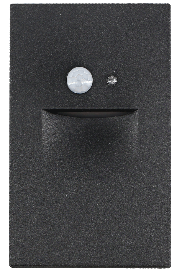 Lotus LED Step Light Vertical with Motion Sensor & Photocell | LSD04