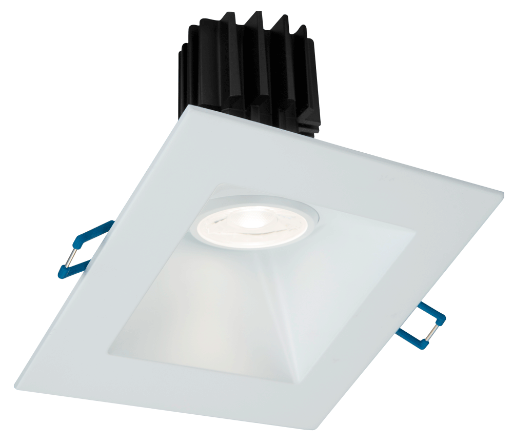 Product Display Visual of the SKU: LSG3-3018K-HO-5SSL-WH for Marketing of theLotus 5" Square Sloped Regressed Gimbal LED High Output 11W | LSG3-HO-5SSL