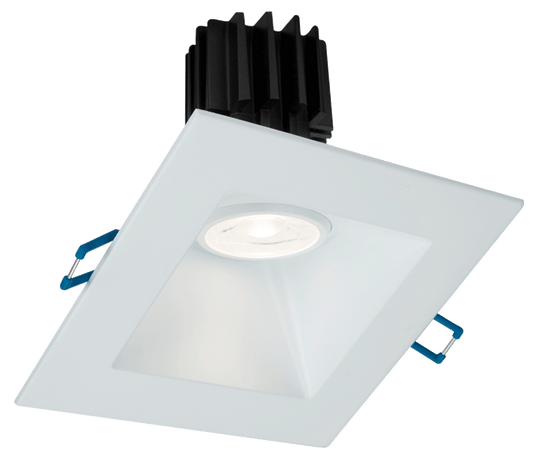 Product Display Visual of the SKU: LSG3-3018K-HO-5SSL-WH for Marketing of theLotus 5" Square Sloped Regressed Gimbal LED High Output 11W | LSG3-HO-5SSL